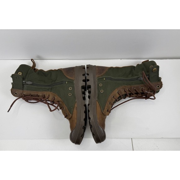 Palladium Pampa Tactical Women's High Top Lace Up Boots Green Brown Size 8.5 - Picture 5 of 10